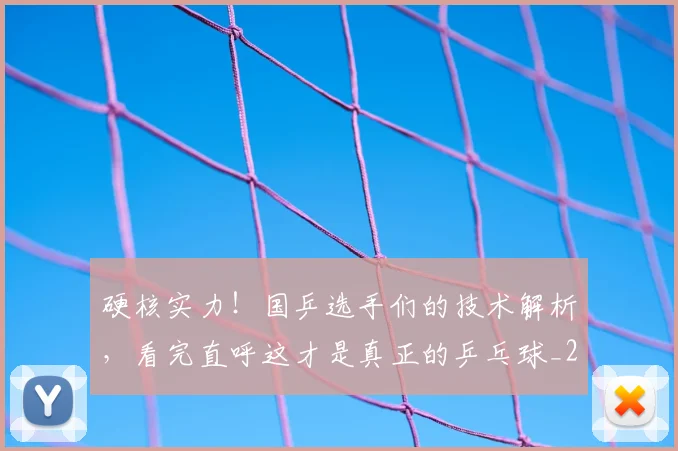硬核实力!国乒选手们的技术解析,看完直呼这才是真正的乒乓球_20260708194756_20260802164347